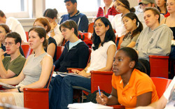                                             True or False: A classroom is where everything isn't.  