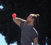 Contact juggler Richard Hartnell, Photo by Mike Kepka, The SF Chronicle 